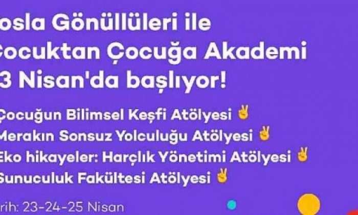 Hayal Gücü Merkezi, Tosla Gönüllüleriyle meraklarını buluşturuyor…