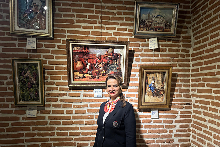 Selma Kavas eserleriyle göz kamaştırdı